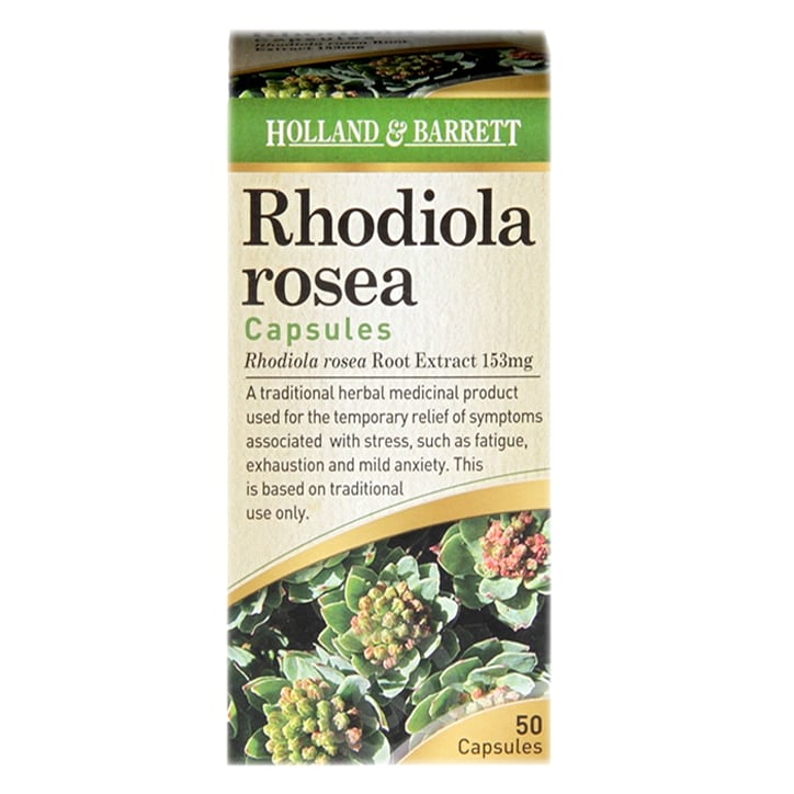 Holland & Barrett Rhodiola Rosea 50 Capsules 153mg-1