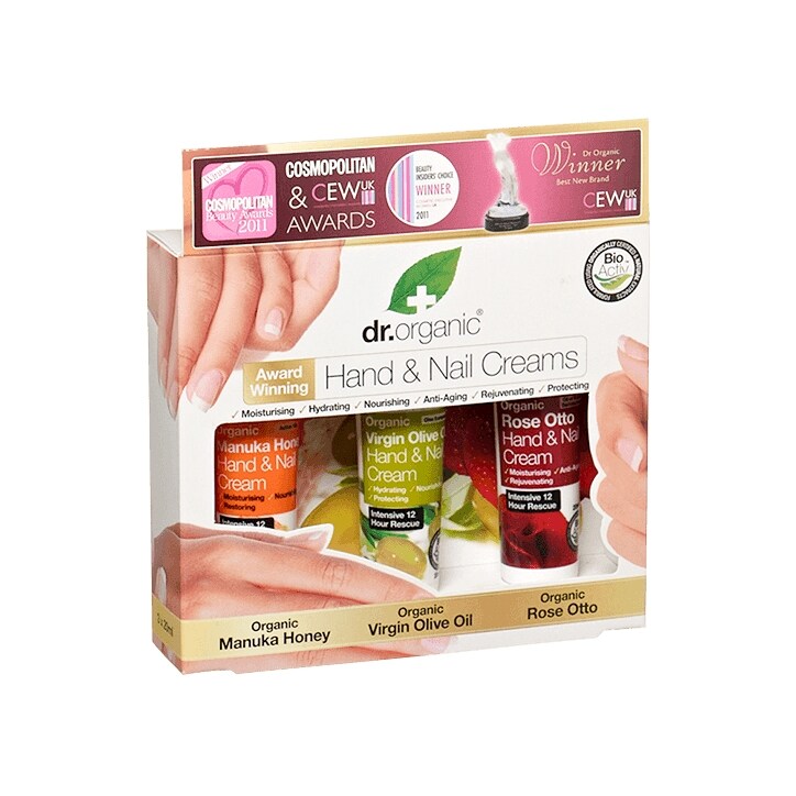 Dr Organic Mini Hand Cream Gift Set-1