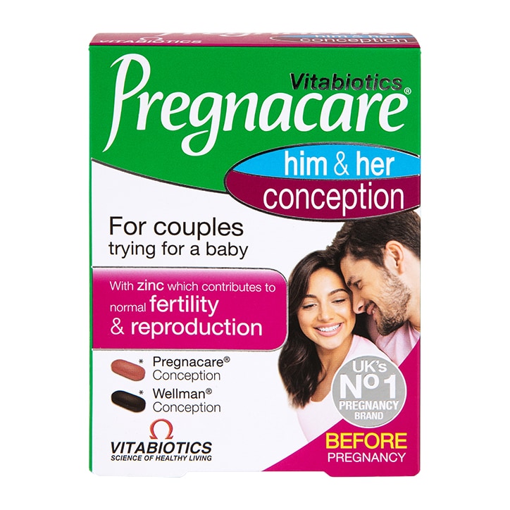 Vitabiotics Pregnacare His & Her Conception 60 Tablets-1