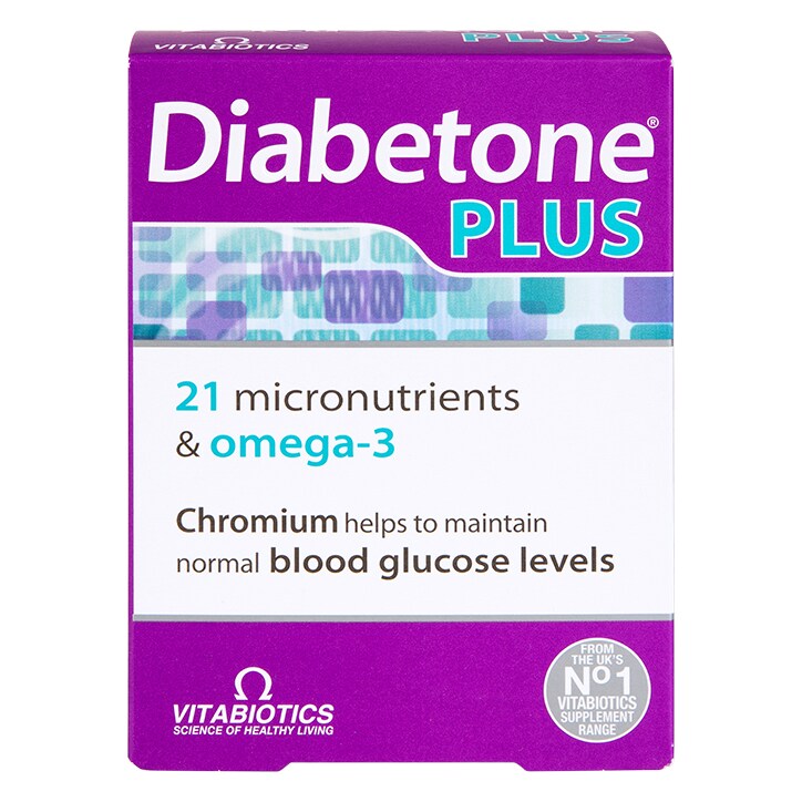 Vitabiotics Diabetone Plus Omega 3 56 Tablets-1