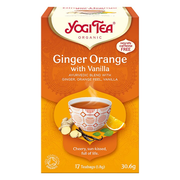 Yogi Tea Organic Ginger Orange Tea with Vanilla 17 Tea Bags-1