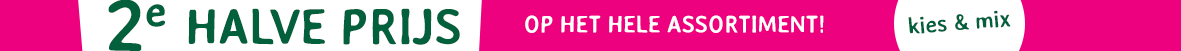 2e halve prijs 