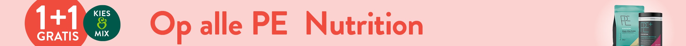 1+1 gratis PE Nutrition