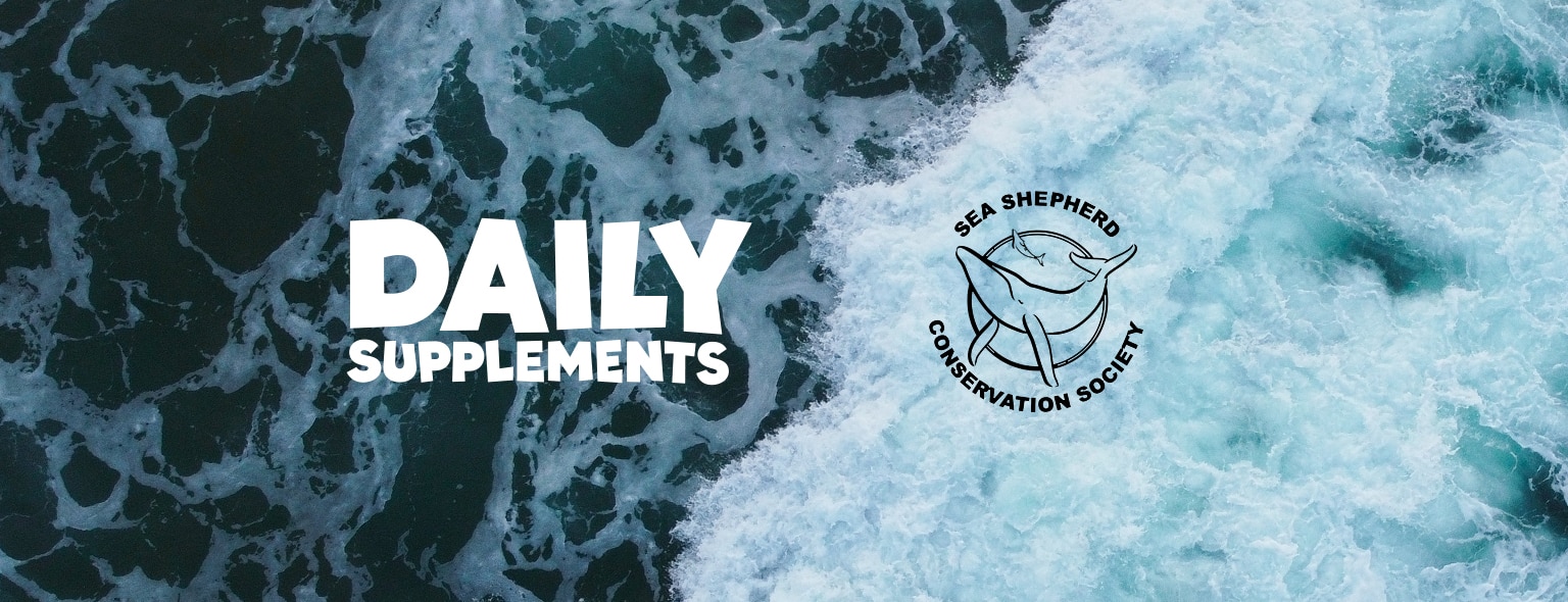 Daily Supplements x Sea Shepherd: samen in strijd tegen overbevissing