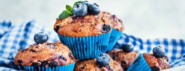 Blueberry Muffins met Blueberry Sweet Jam
