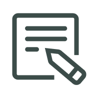 pencil and notepad icon