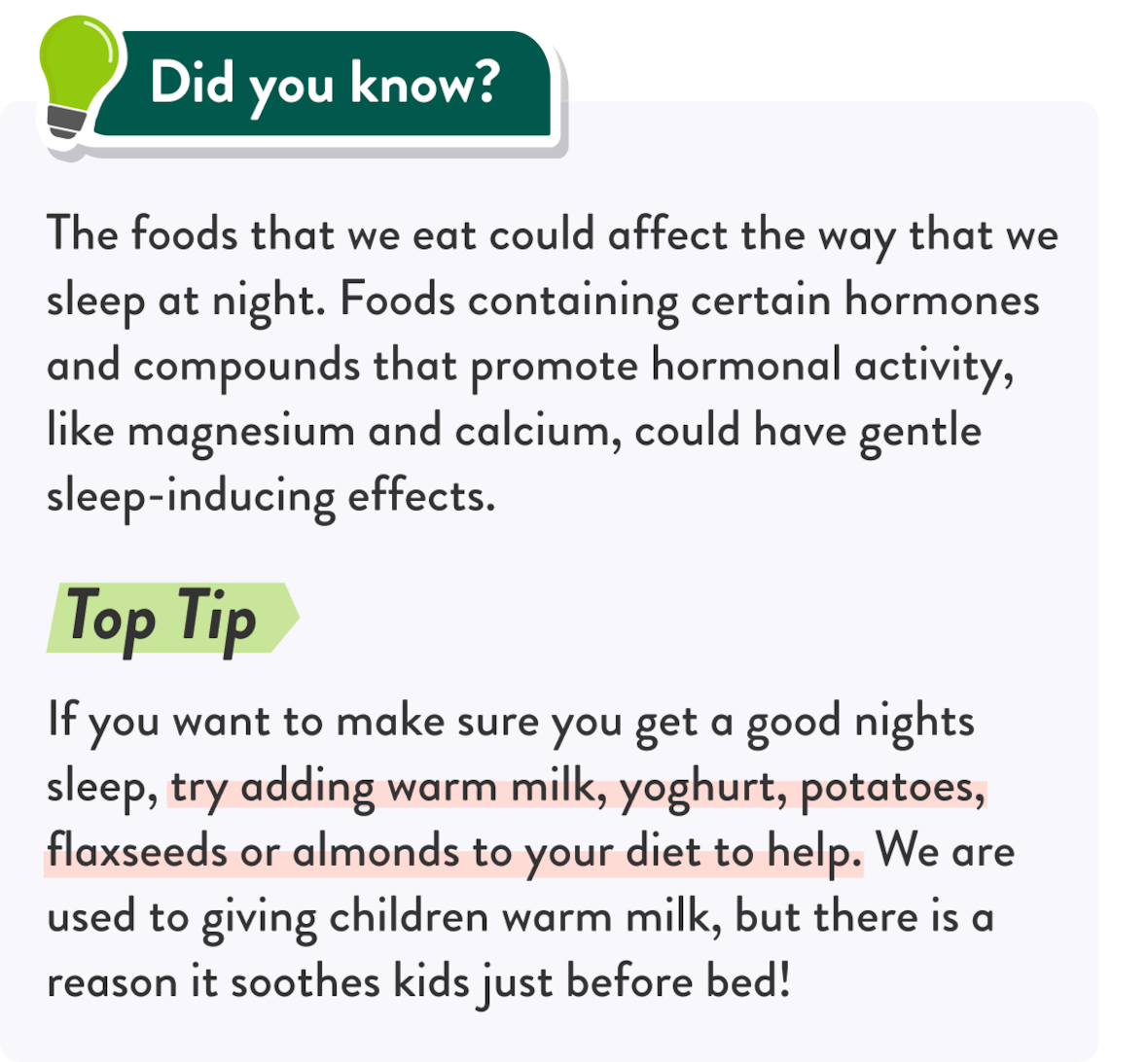 Bedtime routine tips