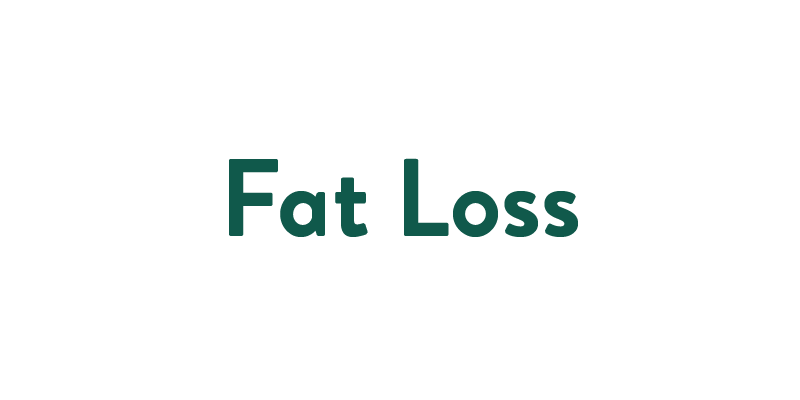 fat loss goal