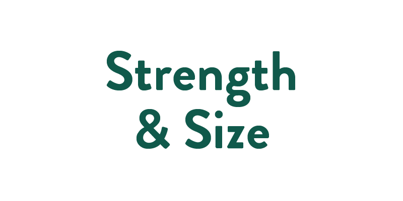 strength & size goal