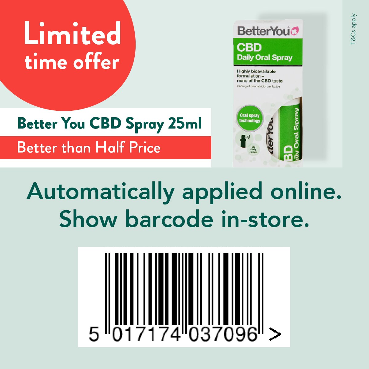 Redeem in store barcode