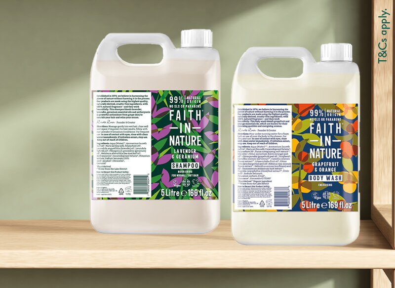 Faith in Nature Save over 33%