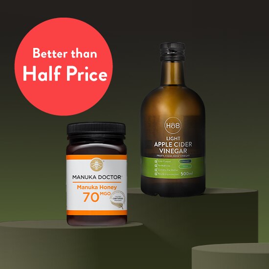Better than half price food and drink