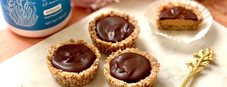 Vital Proteins: Peanut butter biscuit cups recipe image