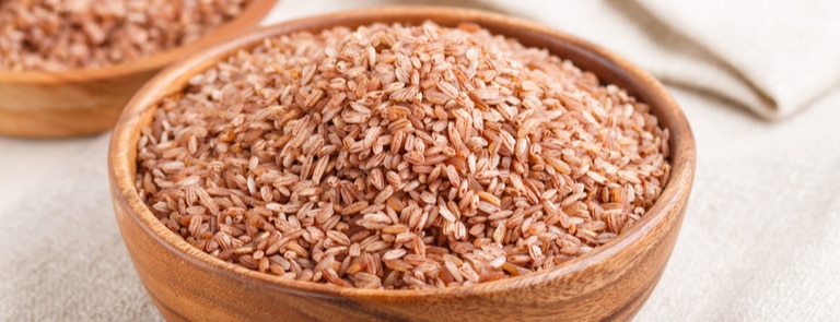 bowl of brown rice