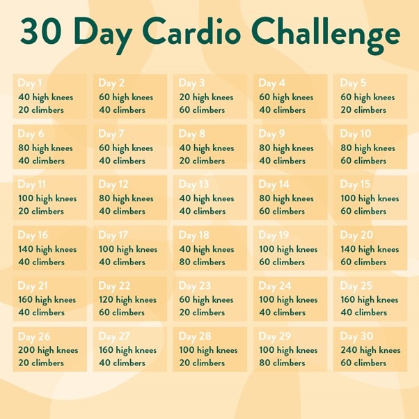 30 day cardio challenge 