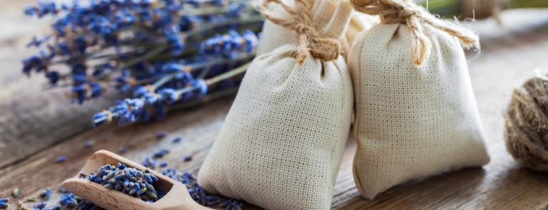 lavender potpourri in small bags
