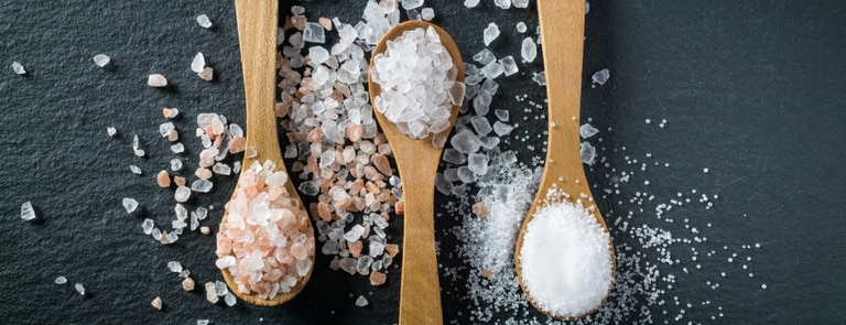 Different kinds of salt