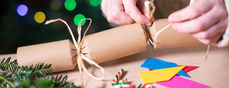 homemade christmas cracker