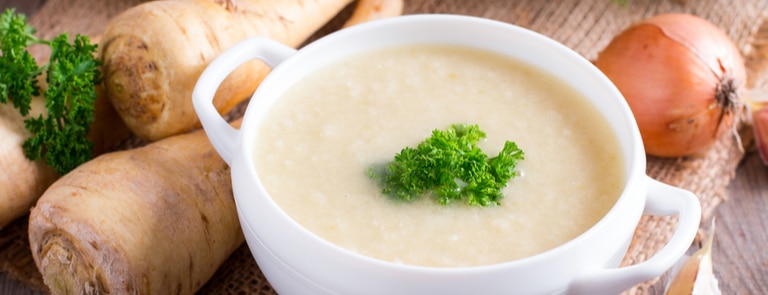 parsnip soup for vegan christmas starter 