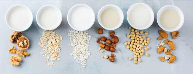 types of nut milk