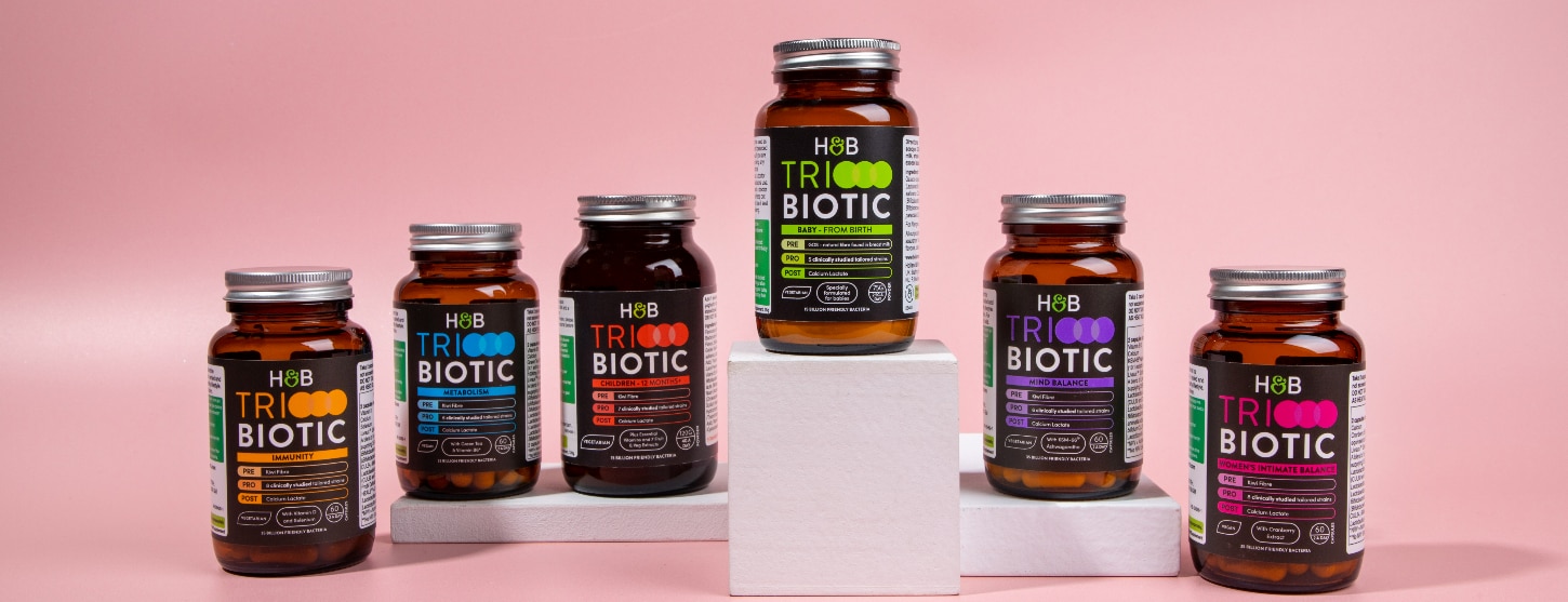 new tribiotics gut health range of supplements at Holland & Barrett