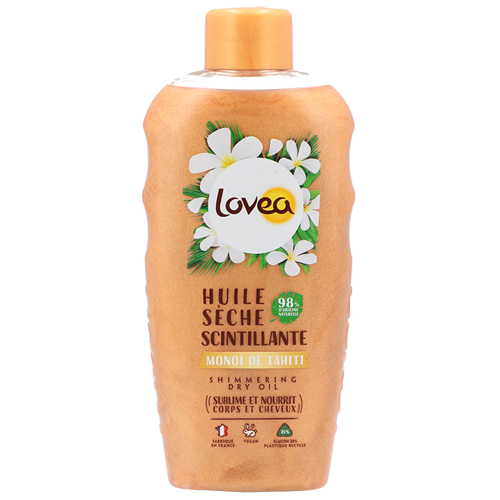 Lovea Shampoo Mit Monoi & Sheaöl – Für Trockenes, Strapaziertes Haar, 250 Ml, Sulfatfrei