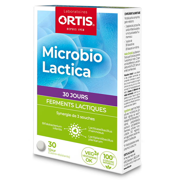 Ortis Beneflora Bactéries d’acide lactique