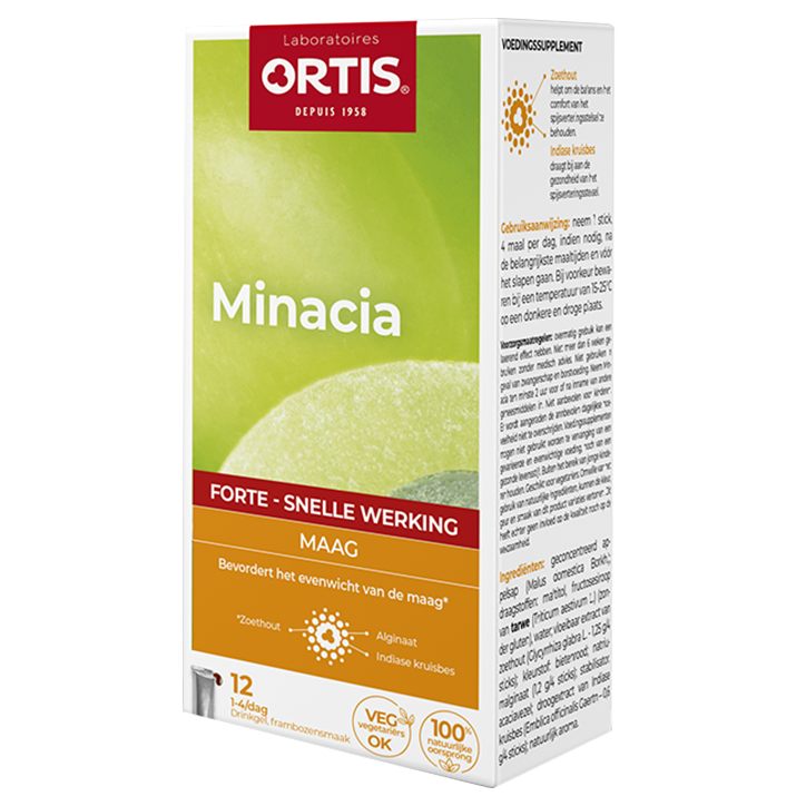 Ortis Minacia Gel pour l'estomac sachets sticks