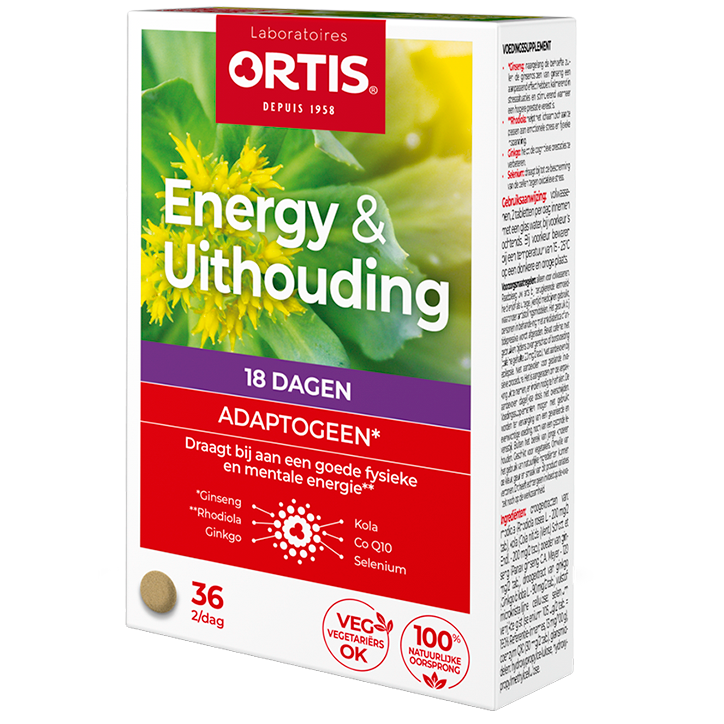 Ortis Énergie & Endurance (36 Comprimés)