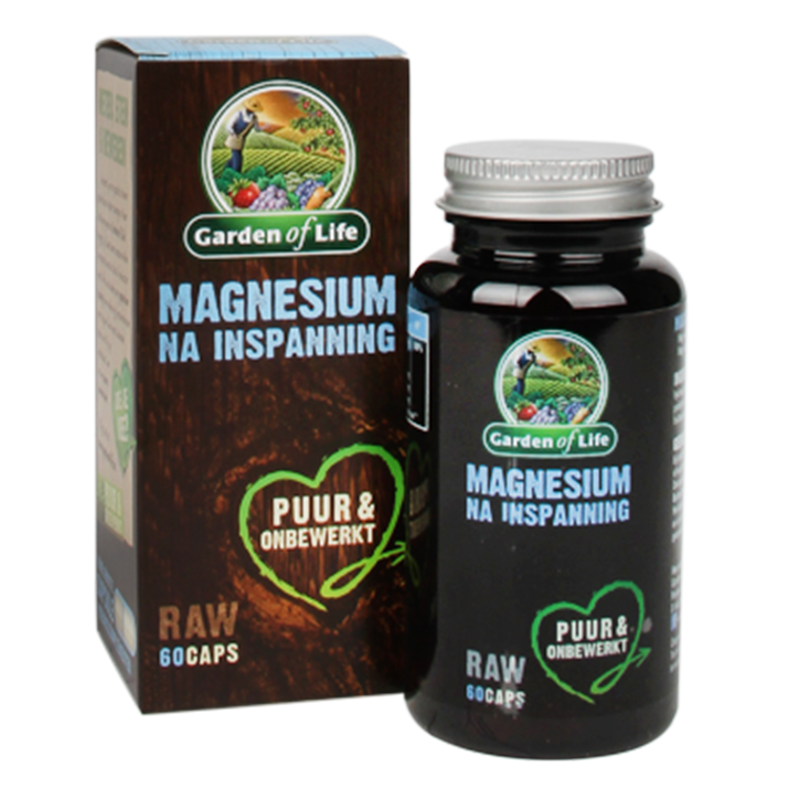  Of Life Raw Magneium, 375mg (60 Capule)