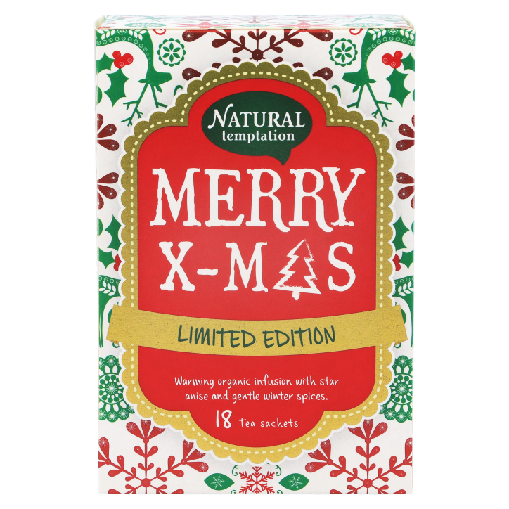 Natural Temptation Merry X-Mas Édition Limitée - 18 sachets de thé