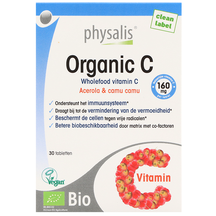 Physalis Organic Vitamine C 250 mg Bio
