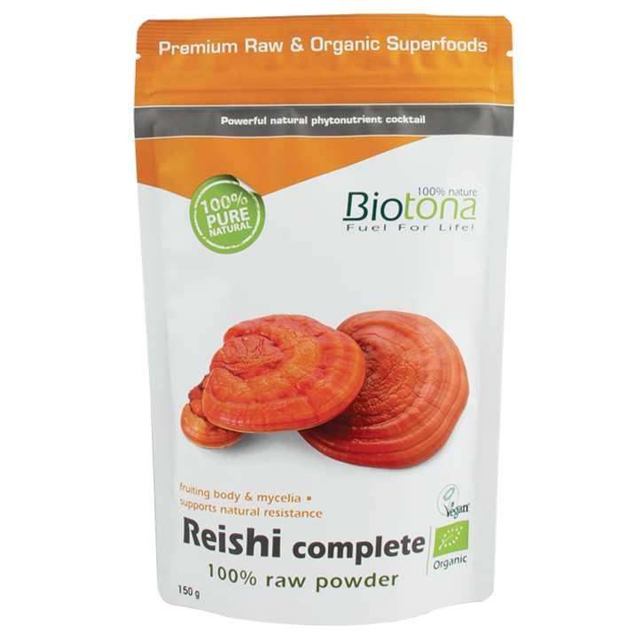 Biotona Reishi Complete Raw Poeder Bio (150gr)