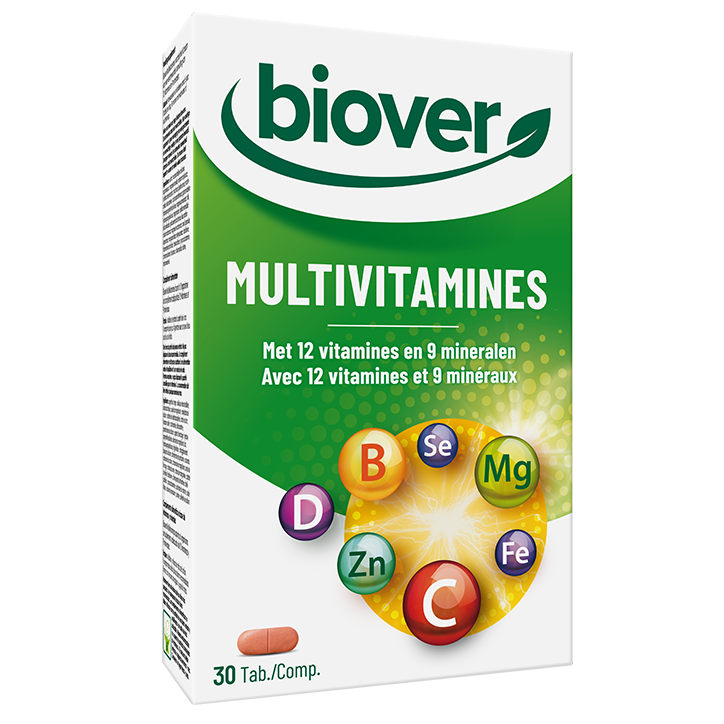 Biover Multi vitamines 30 comprimés
