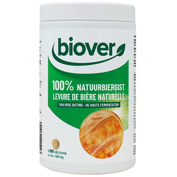 Biover Levure de Bière 100 % Naturelle - 688 comprimés