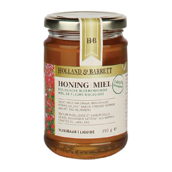 Holland & Barrett Miel de fleurs liquide bio (350 g)