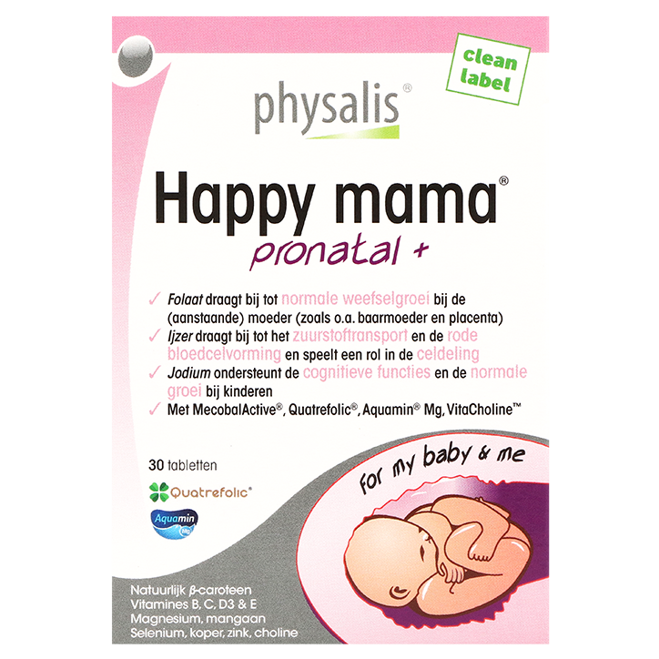 Physalis Happy Mama Pronatal+ (30 comprimés)