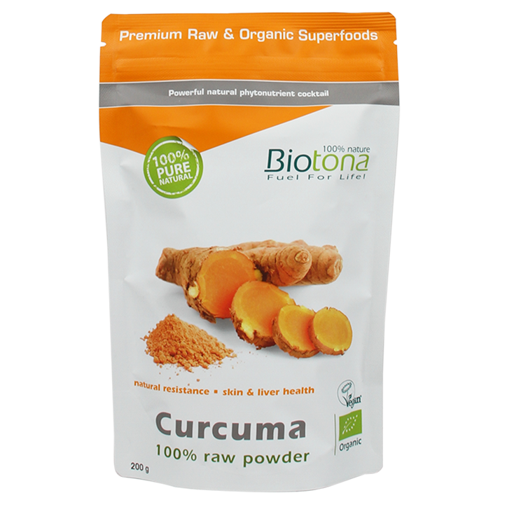 Biotona Curcuma Raw Poeder Bio (200gr)