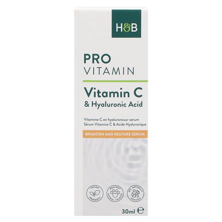 Holland & Barrett Pro Sérum Vitamine C et Acide Hyaluronique - 30ml