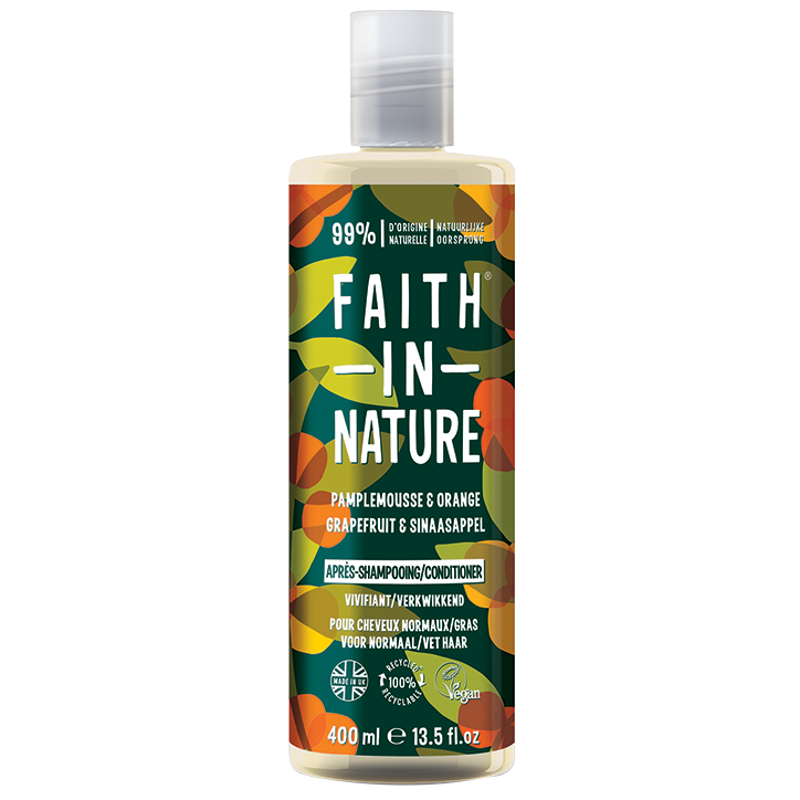 Faith in Nature Après-Shampooing Pamplemousse et Orange - 400ml