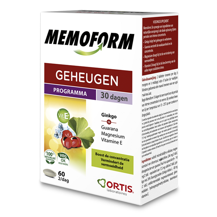 Ortis Memoform Geheugen - 60 tabletten