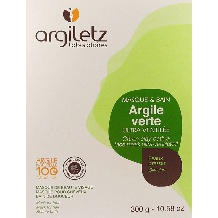 Argiletz argile verte ultra fine - 300g