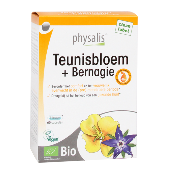 Physalis Onagre + Bourrache - 60 capsules
