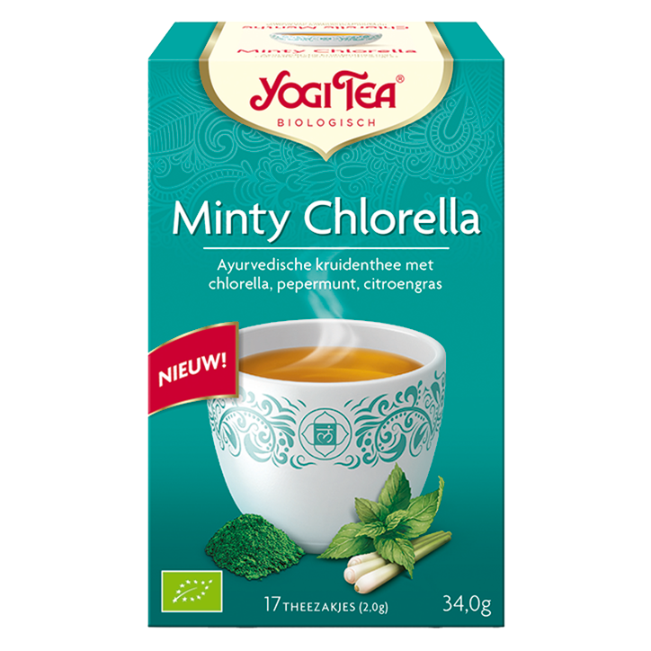 Yogi Tea Chlorella Menthe Bio (17 sachets)