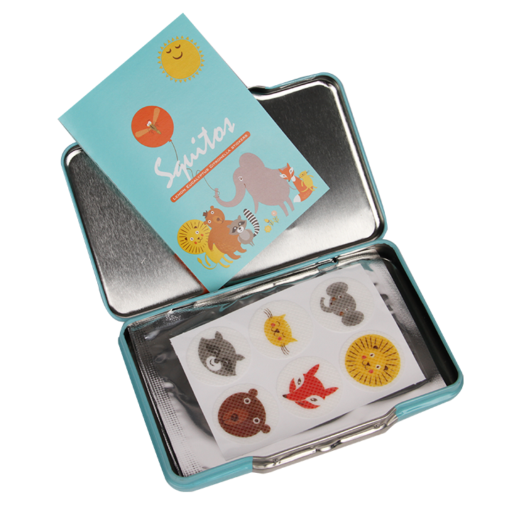 Squitos Autocollants citron eucalyptus citronnelle - 24 pièces