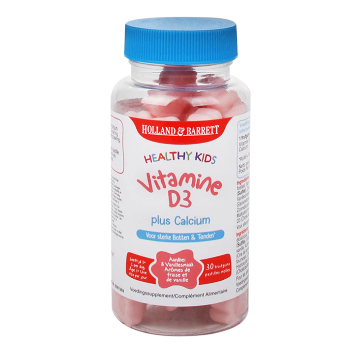 Holland & Barrett Vitamine D-3 & Calcium Enfants