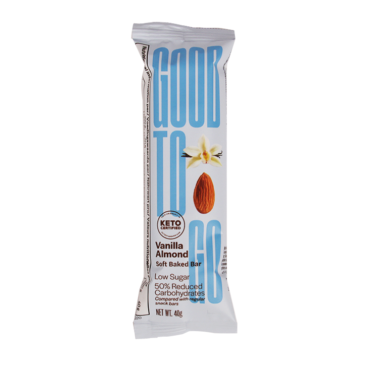 Good To Go Vanilla Almond Keto Bar - 40g