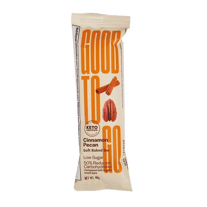 Good To Go Cinnamon Pecan Keto Bar - 40g