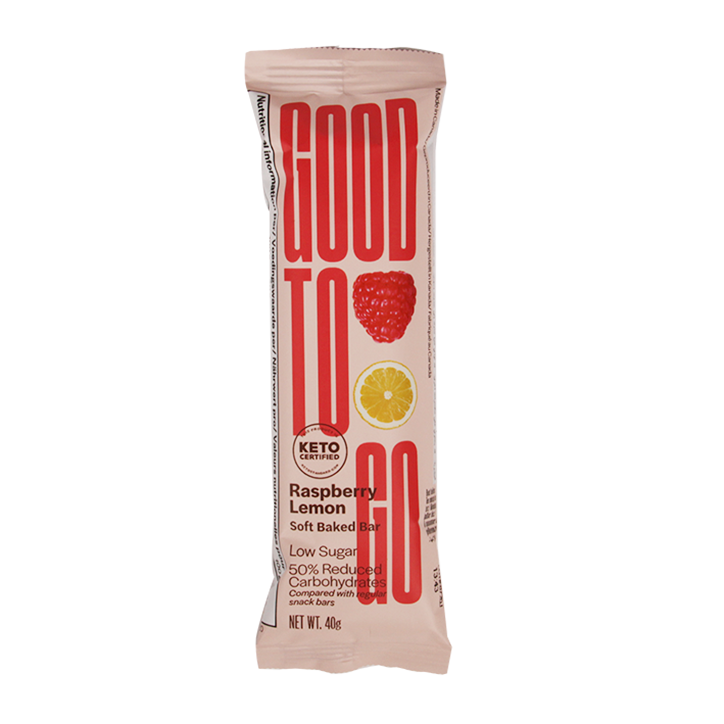 Good To Go Raspberry Lemon Keto Bar - 40g