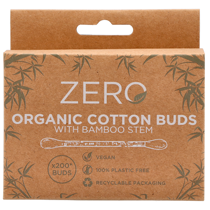 ZERO Coton-tiges Biologiques - 200 pièces